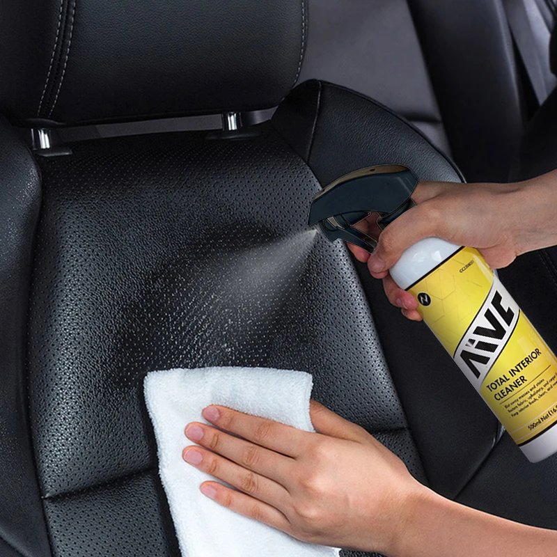 Interior Cleaner Spray AIVC Car Neutral Ph Dust Remover Seat Liquid Leather Cleaner Roof Dash Cleaning Foam Spray Car Care