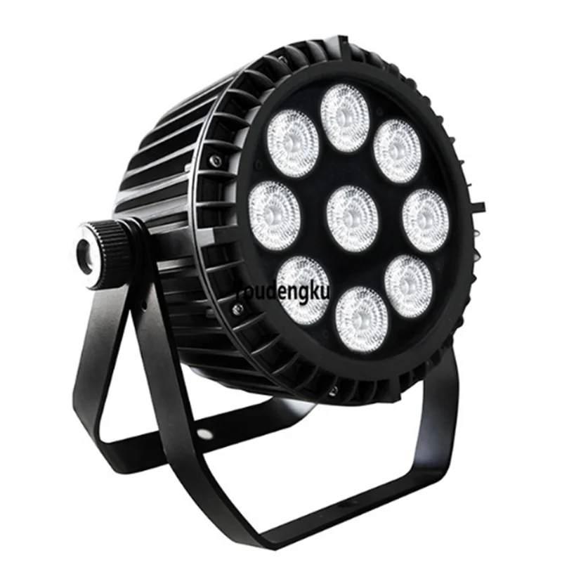 6 шт. 9x10 Вт светодиодный плоский номинальный светильник 4в1 rgbw водонепроницаемый