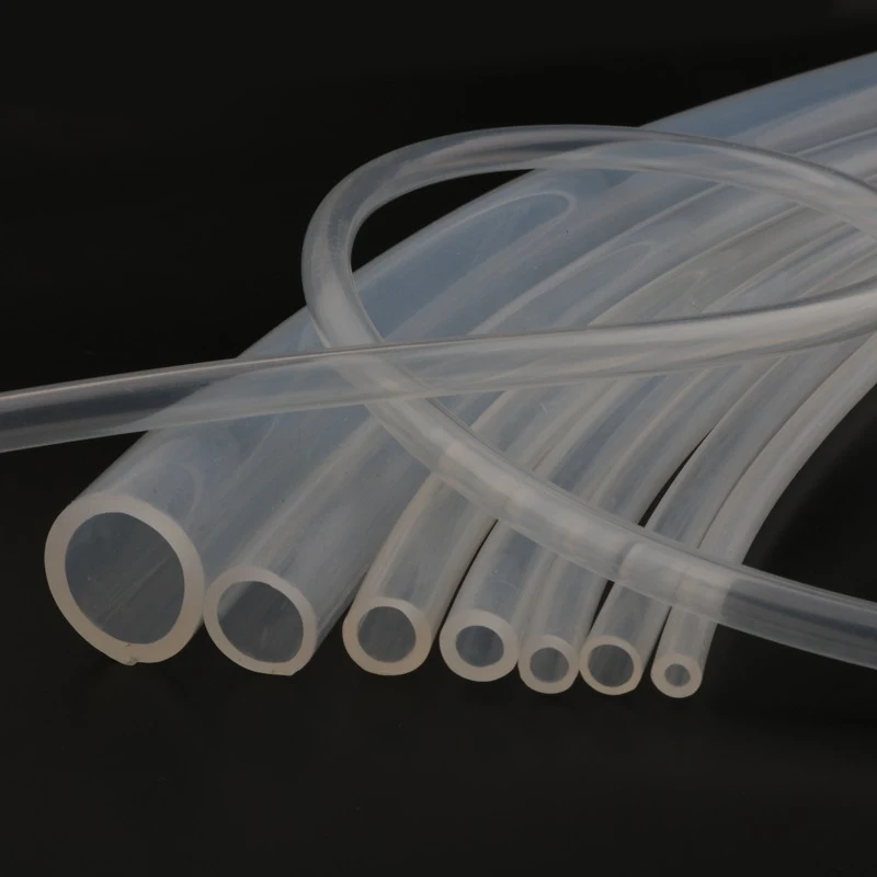 

1 Meter Food Grade Silicone Tube 2~21mm Clear Transparent Silicone Hose Flexible Rubber Hose Heat Resistant Drinking Water Pipe