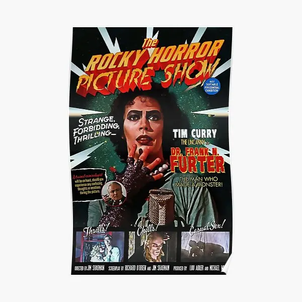 

The Rocky Horror Picture Show Poster Picture Decoration Funny Vintage Wall Art Mural Room Print Decor Home Modern No Frame