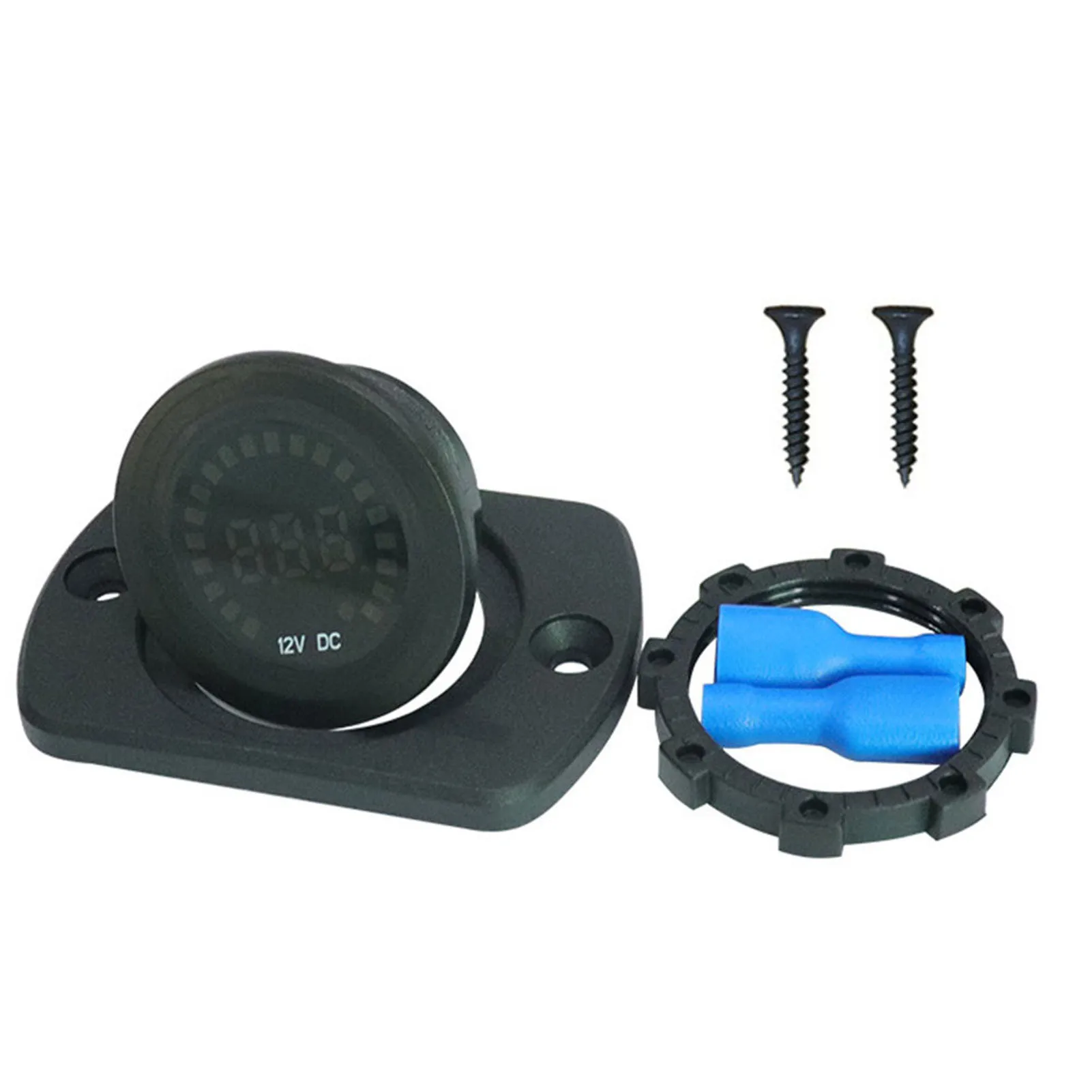 

12V DC Car Motorcycle LED Digital Voltmeter Panel Volt Meter Monitor Gauge Display Universal Car Accessories 2022 New