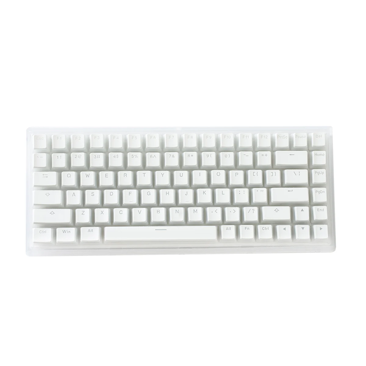 

Горячая Распродажа, механическая клавиатура YUNZII KC84 Pro с 84 клавишами, игровая клавиатура с полупрозрачным АБС-материалом, RGB подсветкой для Mac/Win/Game