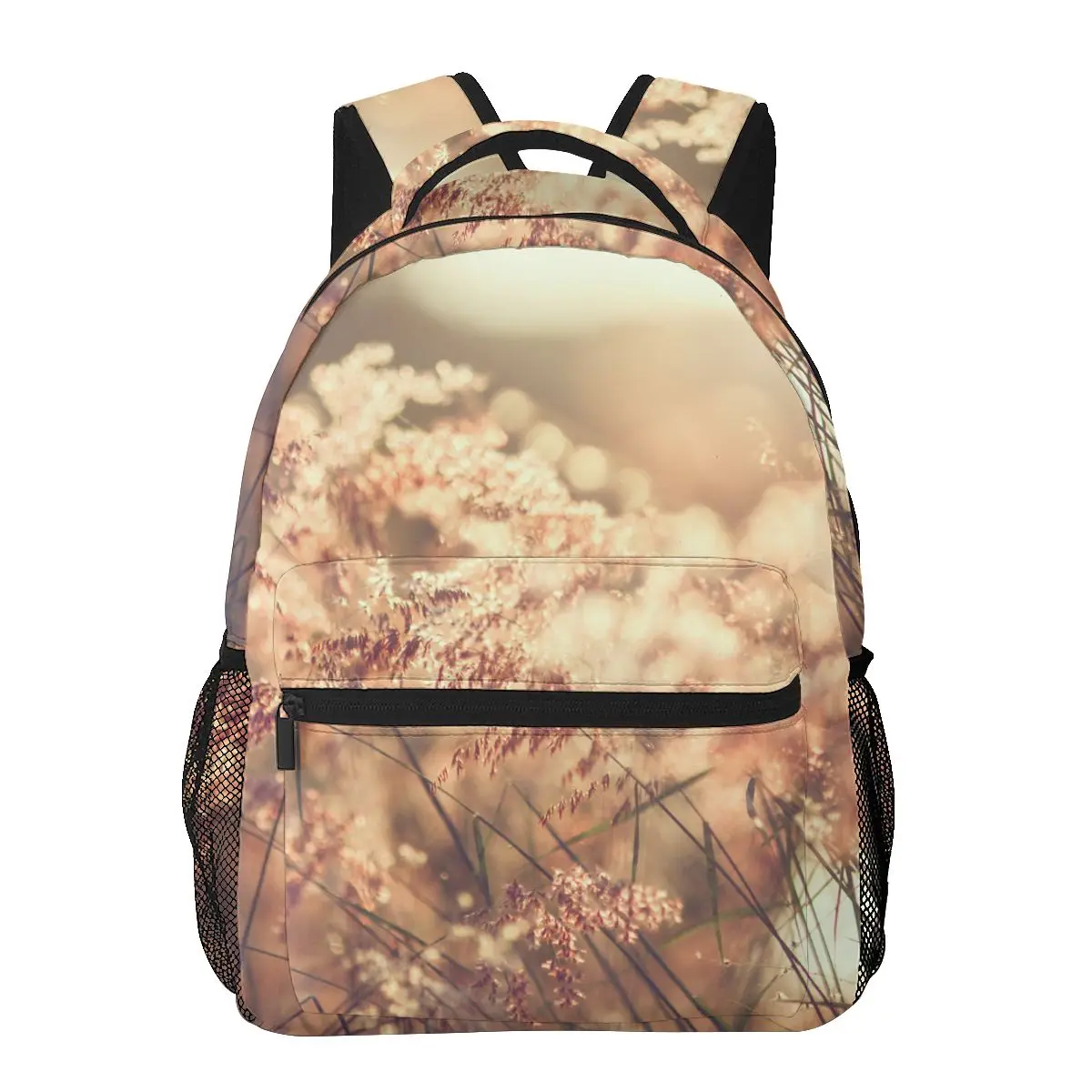 

Female Backpack Vintage Flowers Grass Blurred Women Backpack College School Bagpack Travel Shoulder Bags For Teenage Girls