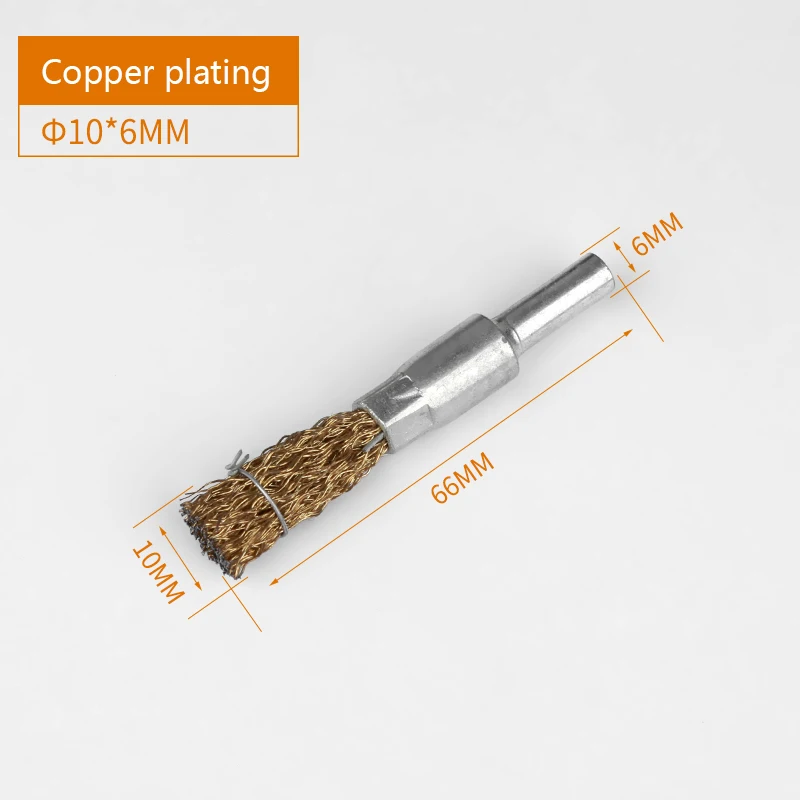

Щетка с медным покрытием и хвостовиком 6 мм, диаметр 10-100 мм
