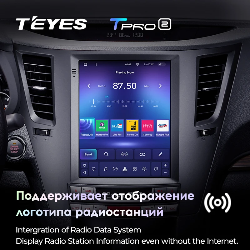 TEYES TPRO 2 For Subaru Outback 4 BR Legacy 5 2009 - 2014 Left hand drive Tesla style screen Car Radio Multimedia Video Player Navigation GPS Android