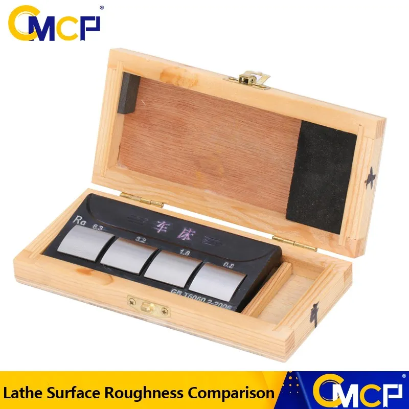 

CMCP Surface Roughness Comparator Standard Set CNC Lathe Measuring Tools Ra 0.025-6.3