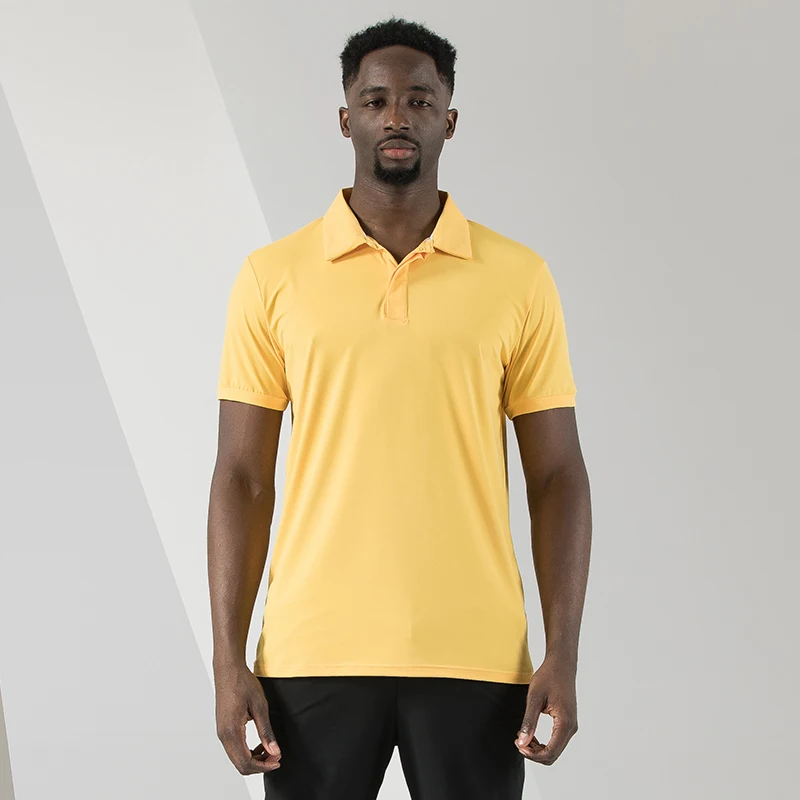 Рубашка-поло мужская с коротким рукавом дышащая теннисная майка для гольфа