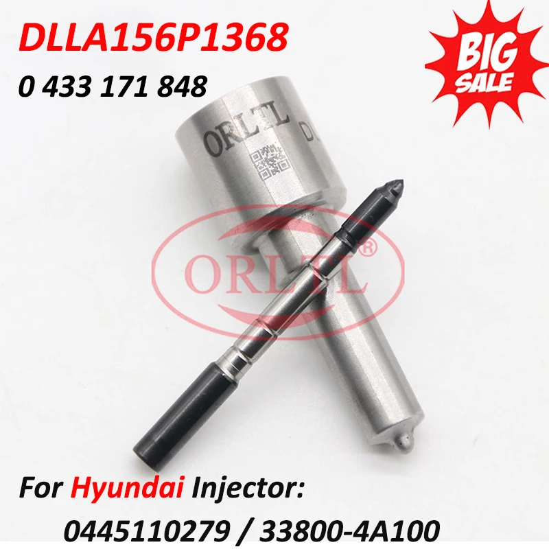 

DLLA156P1368 Sprayer Nozzle 0433171848 Auto Repair Kits For HYUNDAI INJECTOR 33800-4A100 0445110279 0445110186 0445110730