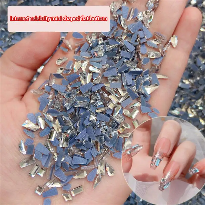 

Mini Small Crystal Mixed Shaped Nail Rhinestone Jewelry Nail Art Decoration Nail Crystal White Diamonds Manicure Accessories