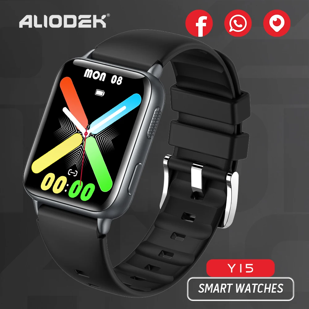 

2022 NFC Smart Watch Men Women Smartwatch Y15 Bluetooth Call IP68 Waterproof Wireless Charging Fitness Bracelet Sleep Heart Rate