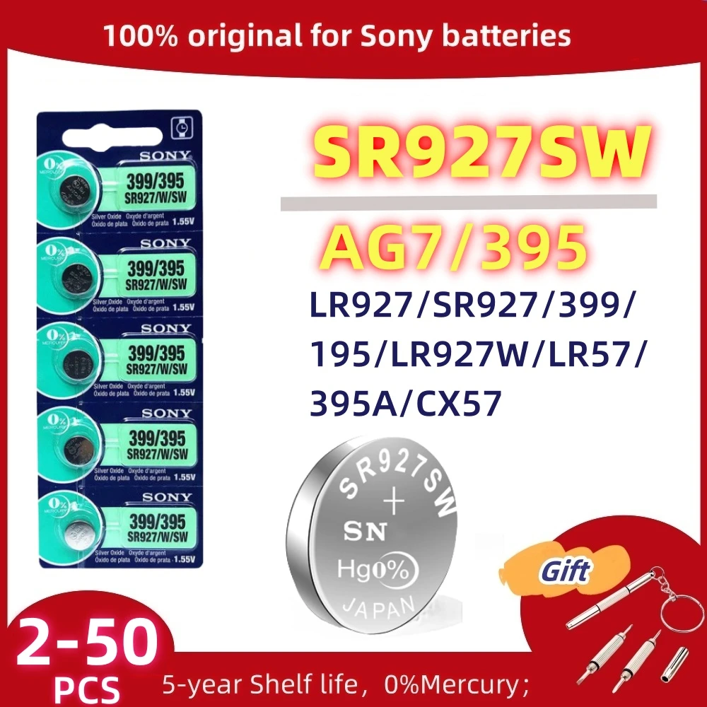 

Литиевые батареи для Sony SR927SW AG7 395 LR927 395AL926F SR927SW