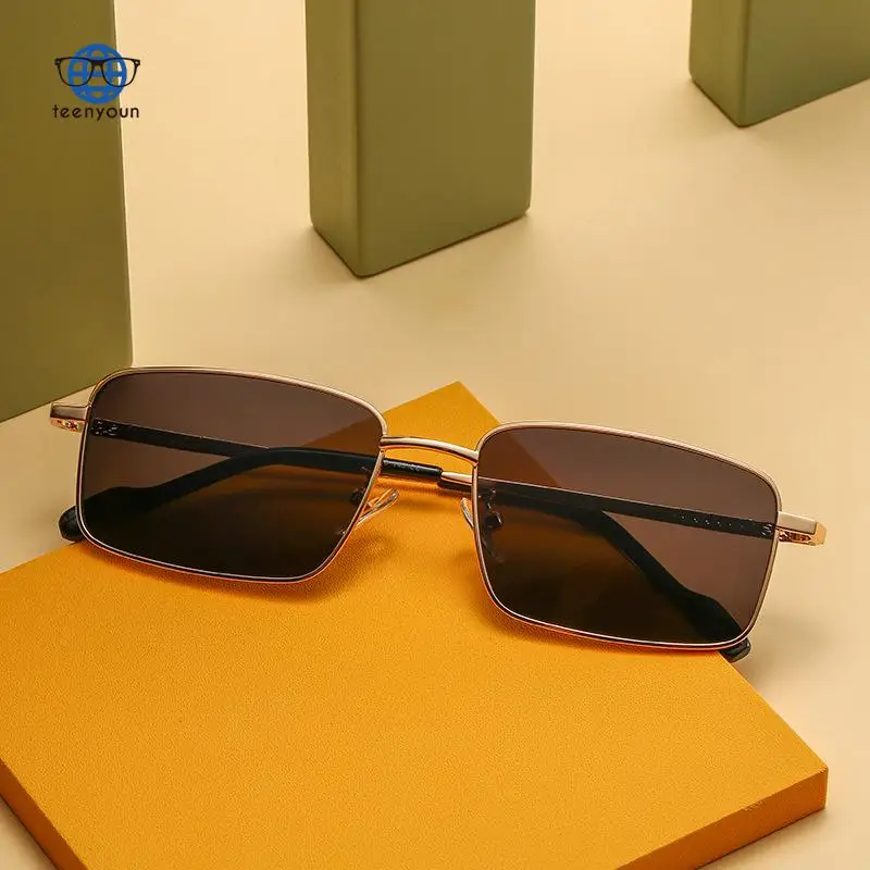 

Мужские очки для вождения с защитой от ультрафиолета, Корейская версия, изящные модные солнцезащитные очки с защитой от ультрафиолета, 2022 г...