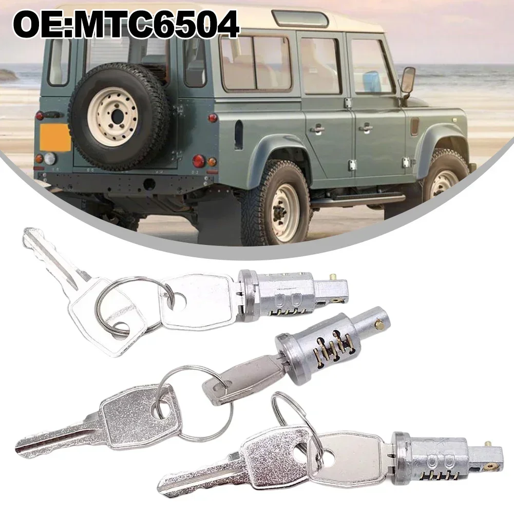 

1 комплект автомобильного дверного замка с набором ключей MTC6504 для Land Rover для Defender 90/110/130, сменный дверной замок, набор замков, фурнитура из металла