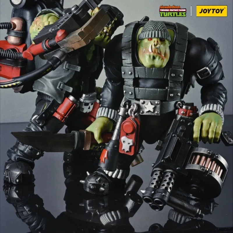 Фото JOYTOY Warhammer 40k 1/18 Фигурки аниме 12 см Ork Kommandos Фигурка Модель Коллекция игрушек в подарок №4