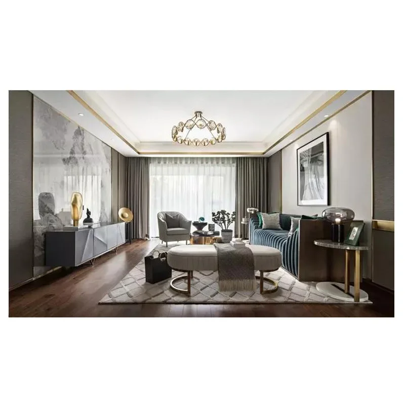 Современная минималистичная занавеска в европейском стиле для гостиной