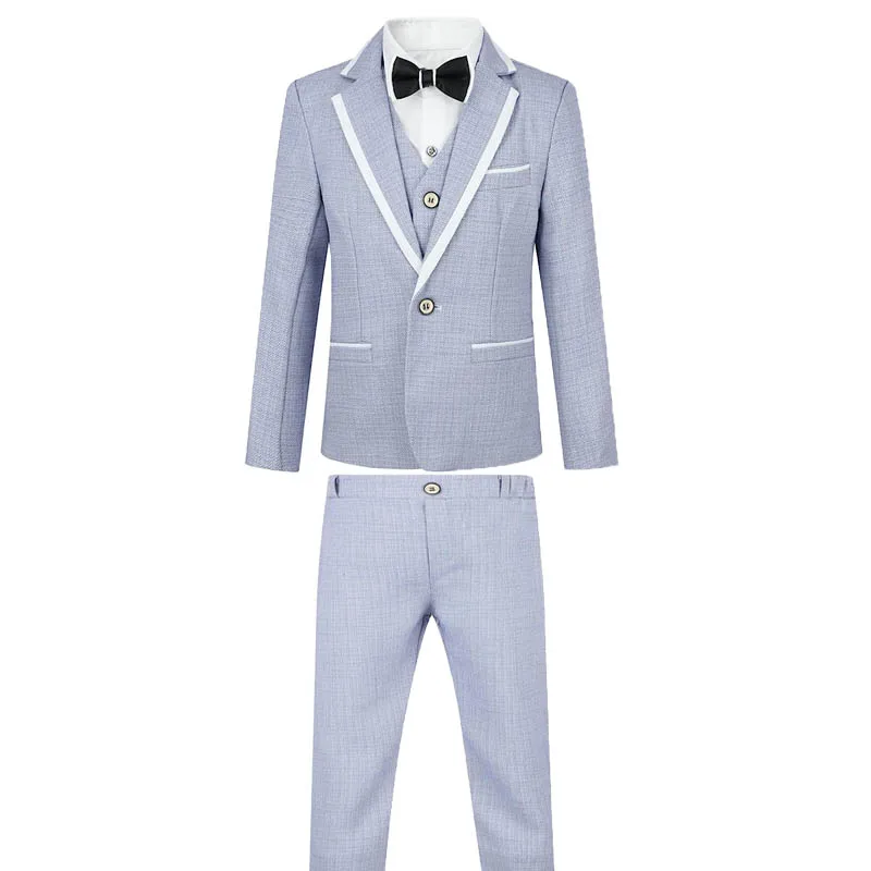 Свадебный костюм для мальчиков детская куртка подростков жилет брюки