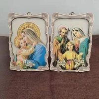 wood christian plaques catholic holy image ornament the holy heart virgin mary exquisite gift orthodox christian holy catholic