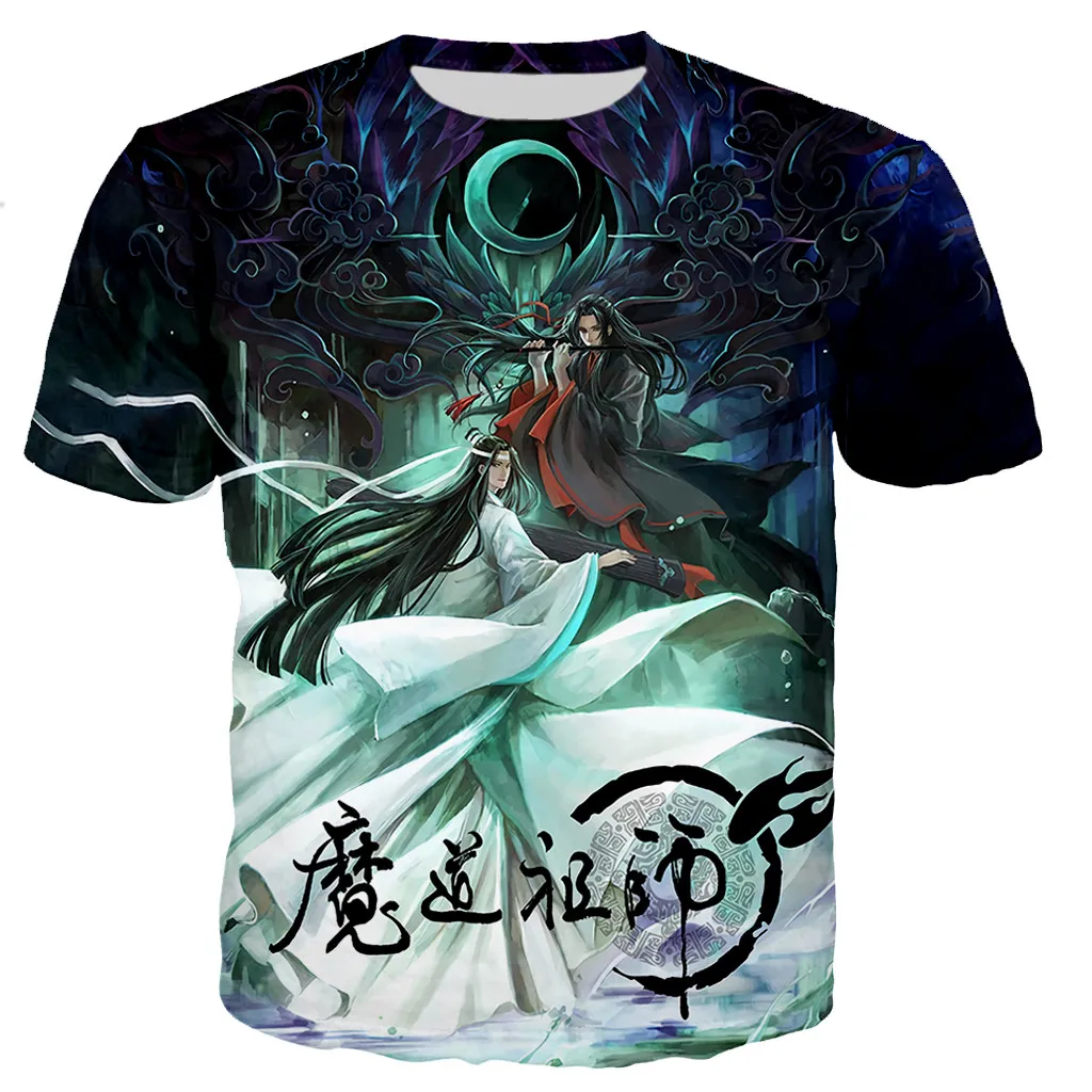 

Футболка унисекс с 3D-принтом МО дао ZU Ши, модная повседневная Уличная одежда в стиле хип-хоп, уличная одежда в стиле Харадзюку