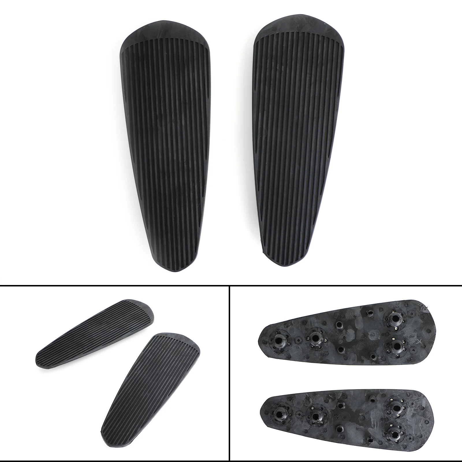 Areyourshop Rubber Rider Pad Footrest Footboard for Indian Chief Dark Horse Chieftain Motorcycle Parts
