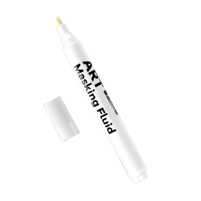 Белый жидкий маркер белый акриловый тонкий кончик 0 7 мм широкий 3 для камня