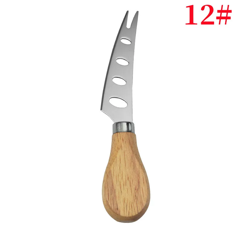 

Ножи для сыра из нержавеющей стали с ручками из акации