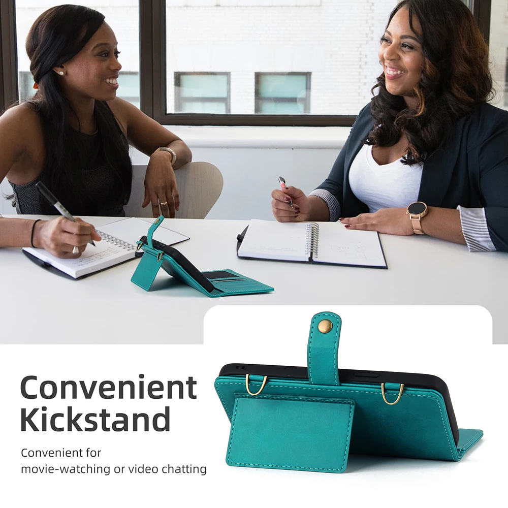 Wallet PU Split type Shoulder Leather Phone Case For Samsung Galaxy A10 A12 A21S A30 A31 A32 A33 A42 A50 A51 A52 A53 A70 A71 A72