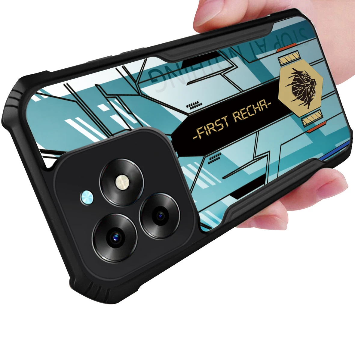 Прозрачная фотовспышка для Tecno Spark 20 Pro Plus 4G5G 10 9T 8C 7Pro 6 GO акриловый чехол с защитой