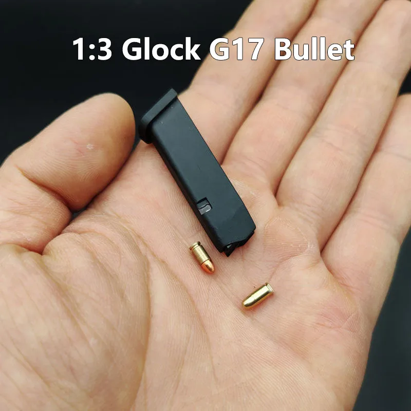 

Миниатюрная модель 1:3 Glock G17 Bullet/Cover/журнал, сплав, мини-игрушка Glock, модель, аксессуары