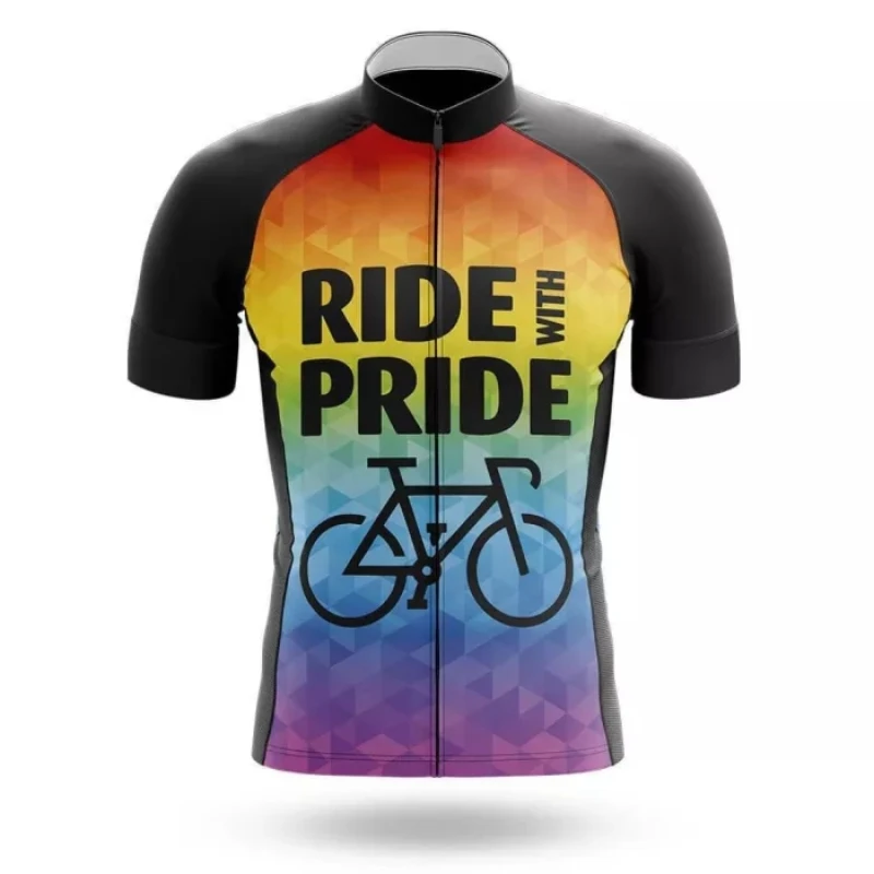 

Ride Pride Mens Summer Cycling Shirt Top Mountain Bike Bicycle Men Cycling Jersey Electric Motorcycle Blouse Cycling Jerseys