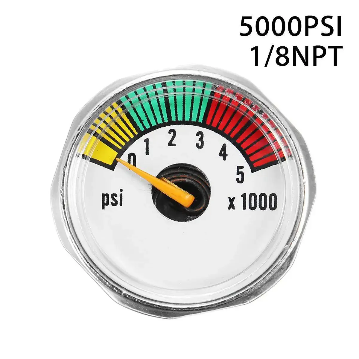 

Мини-манометр Micro Air CO2 в баке с резьбой 1/8NPT, сплав 5000 psi