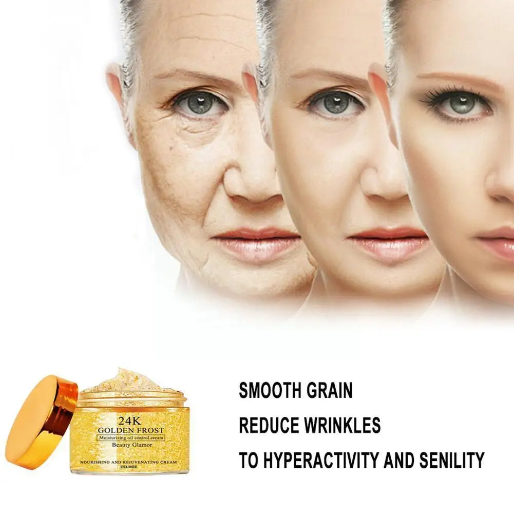 

20g 30g 50g Face Cream Collagen Anti 24k Gold Serum Cream Cream Whitening Moisturizing Sleeping Anti-aging V9q6