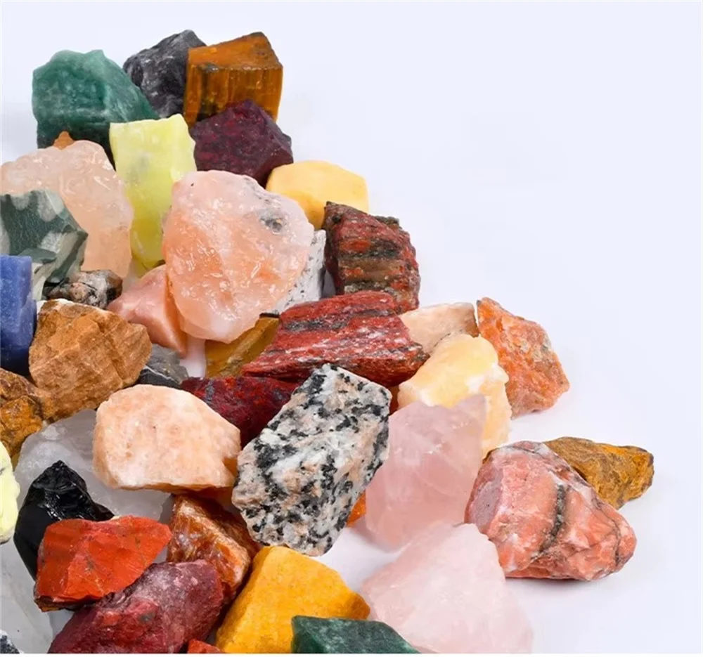 Набор камней в виде чакр россыпью искусственные Исцеляющие кристаллы для