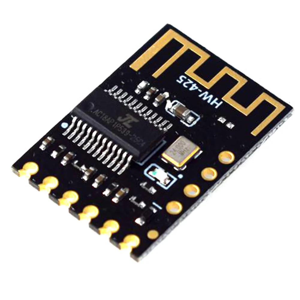 

HW-425 Bluetooth-совместимый модуль аудиоресивера Bluetooth-совместимый 4.2 беспроводной Hi-Fi стерео MP3 музыкальный декодер без потерь