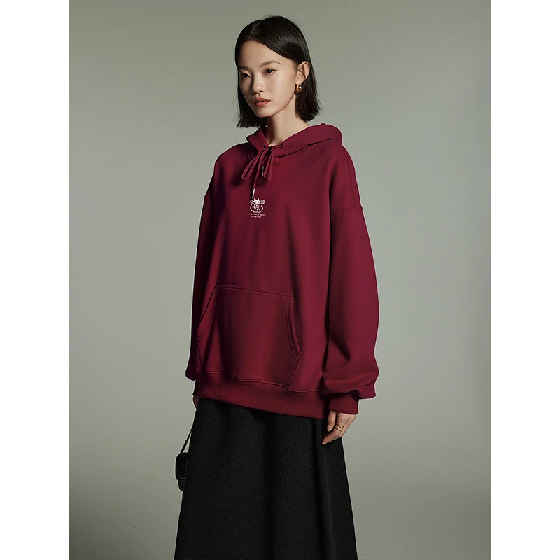 Женская флисовая толстовка с капюшоном длинным рукавом |