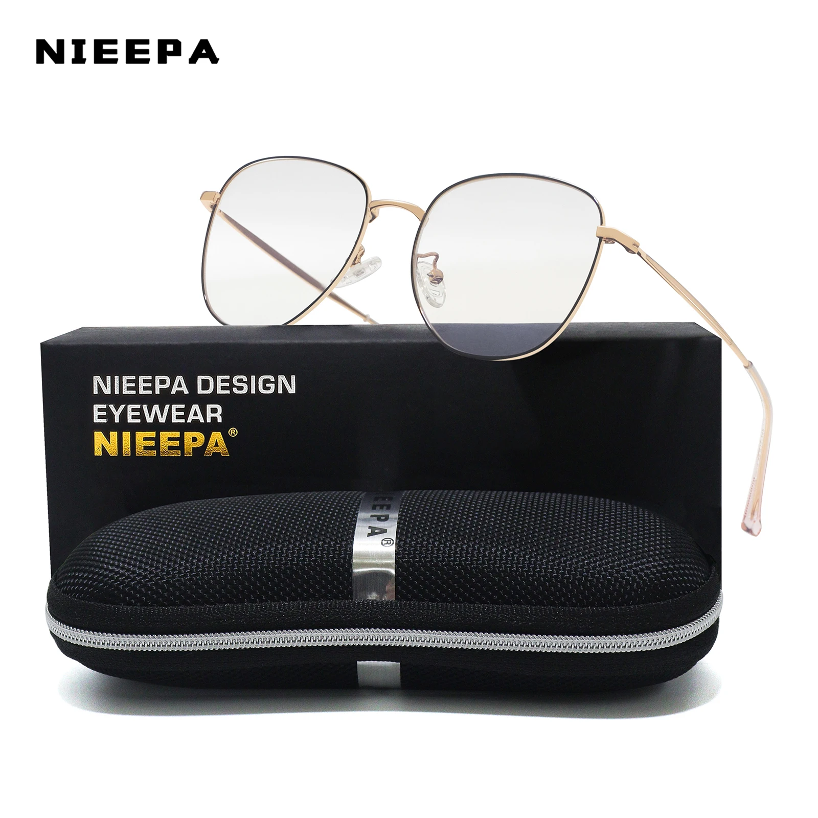 

Fashion Classic Metal Anti-Blue Light Glasses Women Men Vintage Round Frame Computer Game Goggles Blue Ray Blocking Eyeglasses