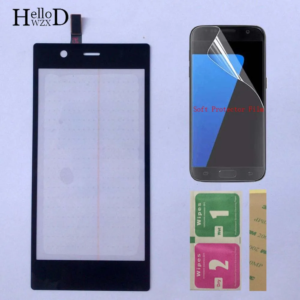 

Панель сенсорного экрана для NGM, сенсорный экран с динамическим дизайном, дигитайзер, переднее стекло, датчик объектива, датчик 3M клей + защи...