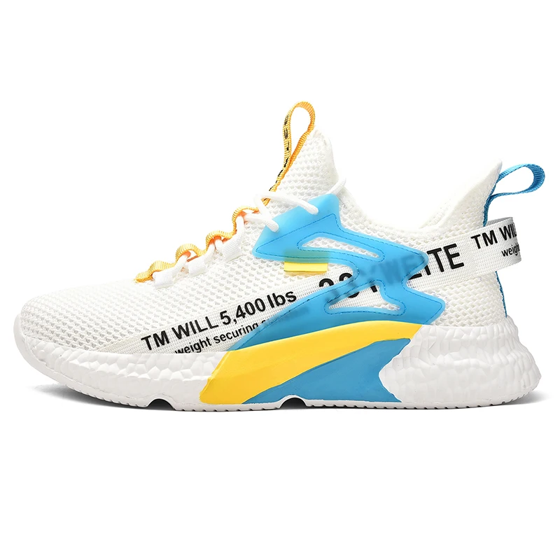 Fashion Men's Shoes Breathable Mesh Running Shoes Outdoor Fitness Training Sports Shoes Non-slip Wear-resistant Sneakers