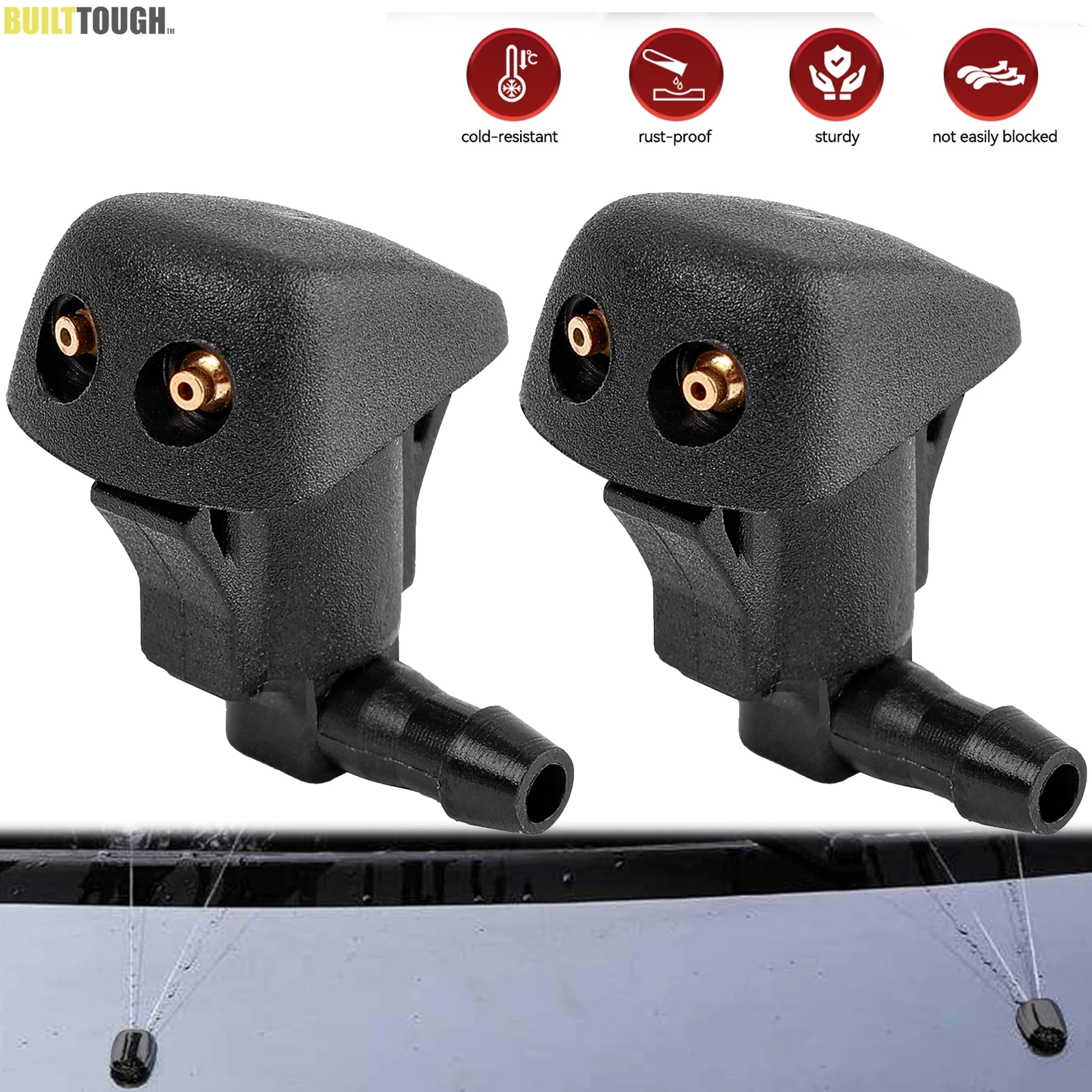 

2 шт./комплект, Форсунка для омывателя лобового стекла для Mazda 3 6 5 MK2 2006 2007 2008 GK2C67510B