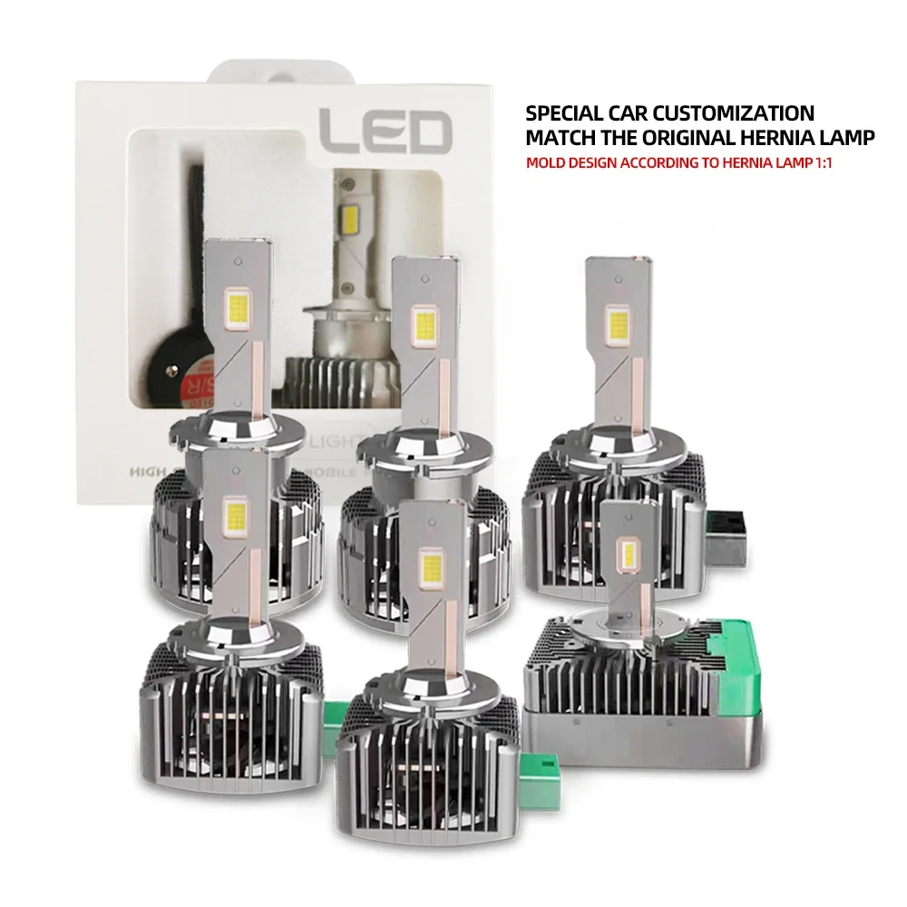 Новинка! CSCSNL D3S светодиодный фары HID D1S D2S D4S D5S D8S D1R D2R D3R Turbo 3500LM двухсторонний чип CSP