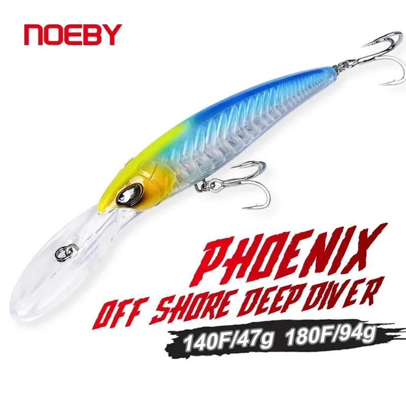 Плавающая рыболовная приманка NOEBY гольян 140 мм/47 г 180 мм/94 искусственная Bai Big Game
