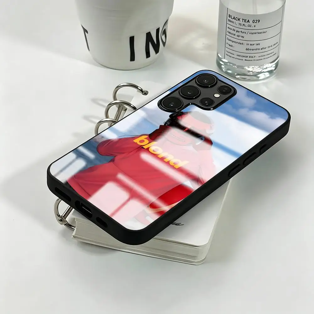 Фото Чехол для телефона Frank Ocean для Samsung S26 S25 S24 S23 S22 S21 S20 Plus Ultra Note20, стеклянный магнитный чехол №3