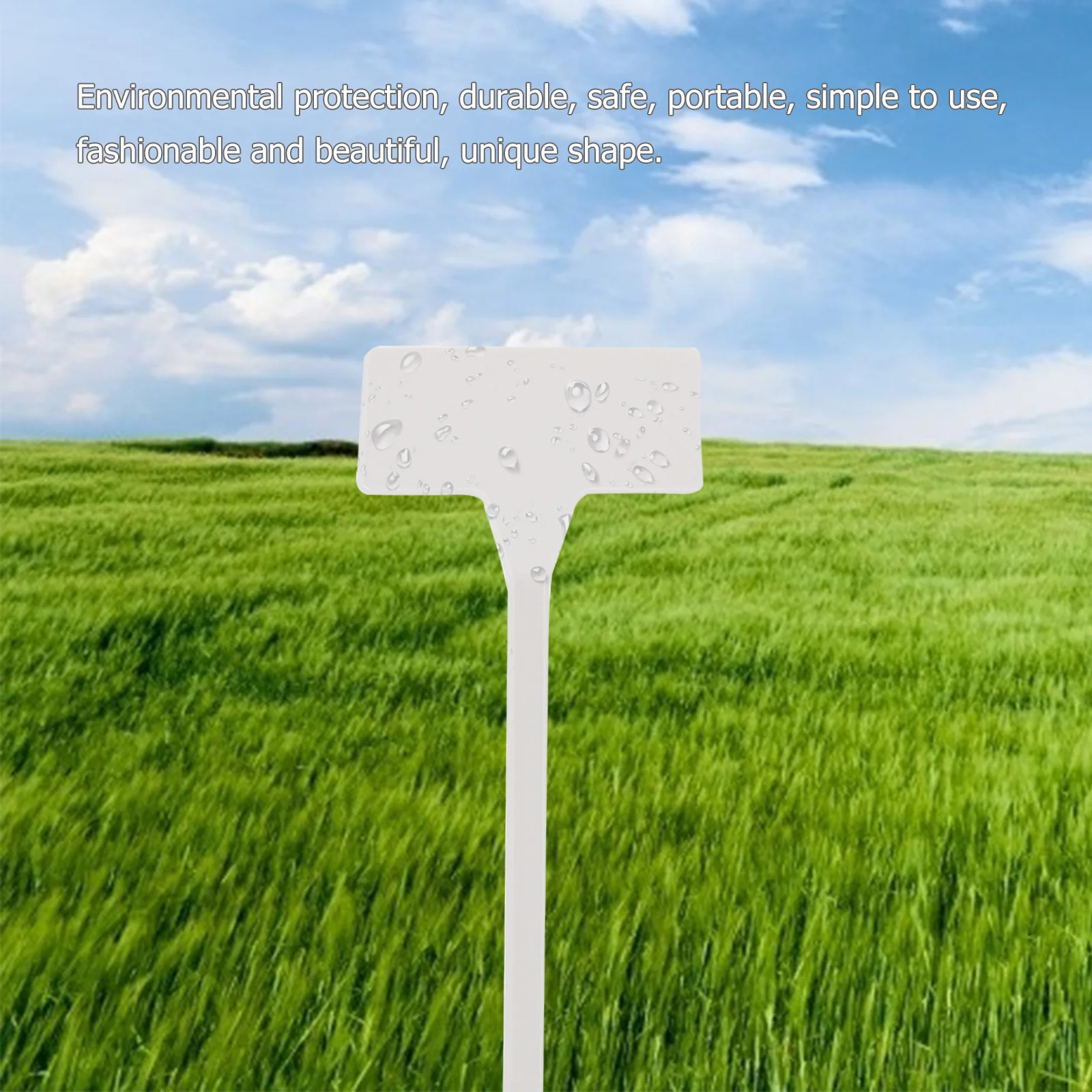 20 шт. этикетка для растений детская бирка белый декор заметки маркер цветов