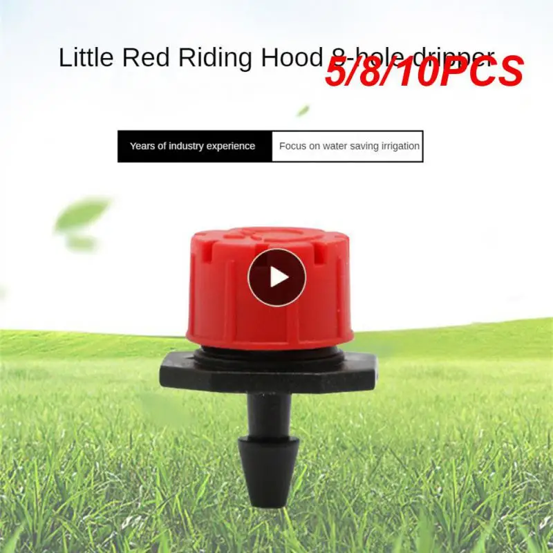 

5/8/10PCS Micro Drip Sprinkler Agricultural Fixed Flow Pressure Compensating Emitter Adjustable Drip Irrigation Equipment