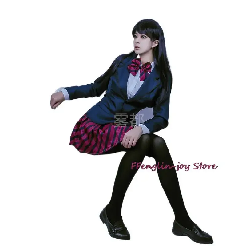 Костюм для косплея шоко Коми из аниме невозможно общаться школьная форма девочек