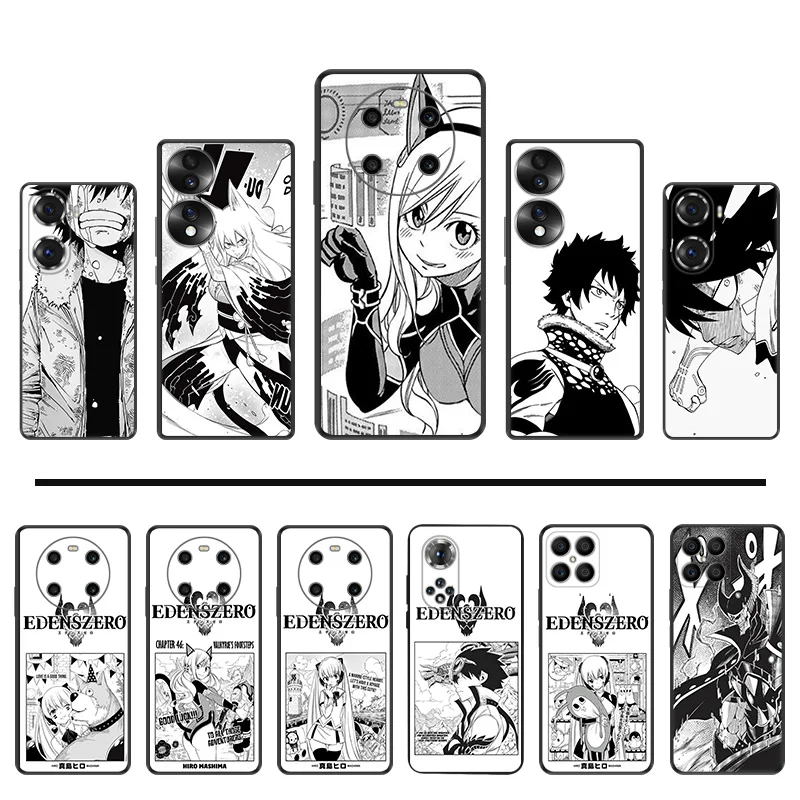 

Silicone Phone Case for Huawei Honor X40 Play 6T 6C 9A 50 X9 X6 X7 X8 Magic4 60 70 Pro 8X 20 30 Manga EDENS ZERO Soft Back Cover