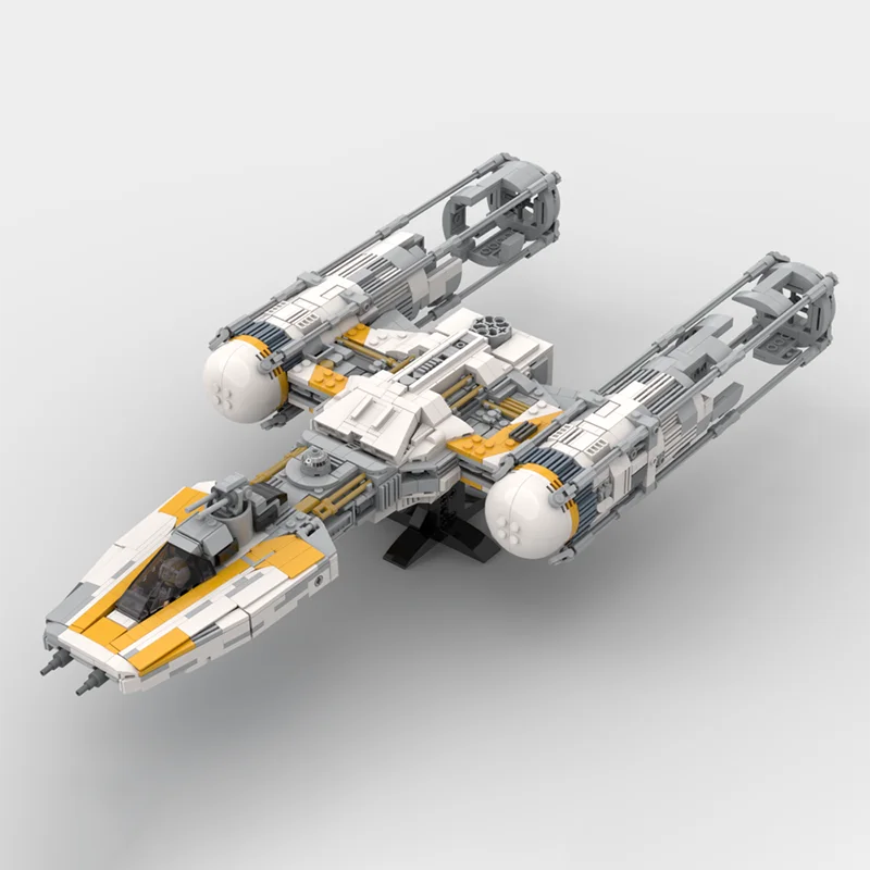 Конструктор MOC «Звездный истребитель Y-Wing» (1914 деталей), модель для сборки, развивающая игрушка, подарок на Рождество (art.: 3920d7b016ebc) - 3920d7b016ebc