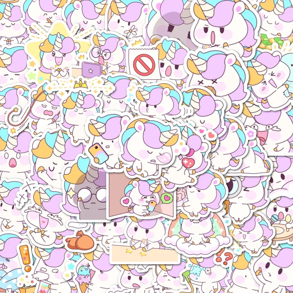 48 Шт. Милые Наклейки С Единорогом Для Детей Декоративные Произведения Искусства