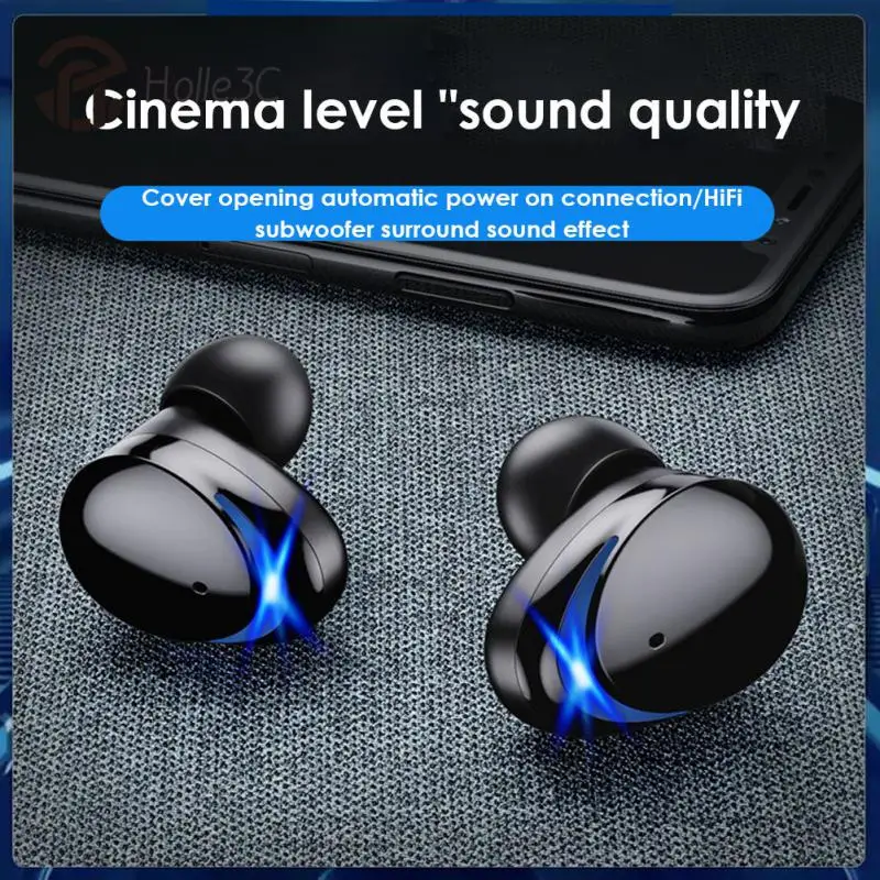

Sports Stereo Earphone With Mic Game Headset Hifi Sound Touch Control Tws Headphones With Charging Bin Mini Earbuds