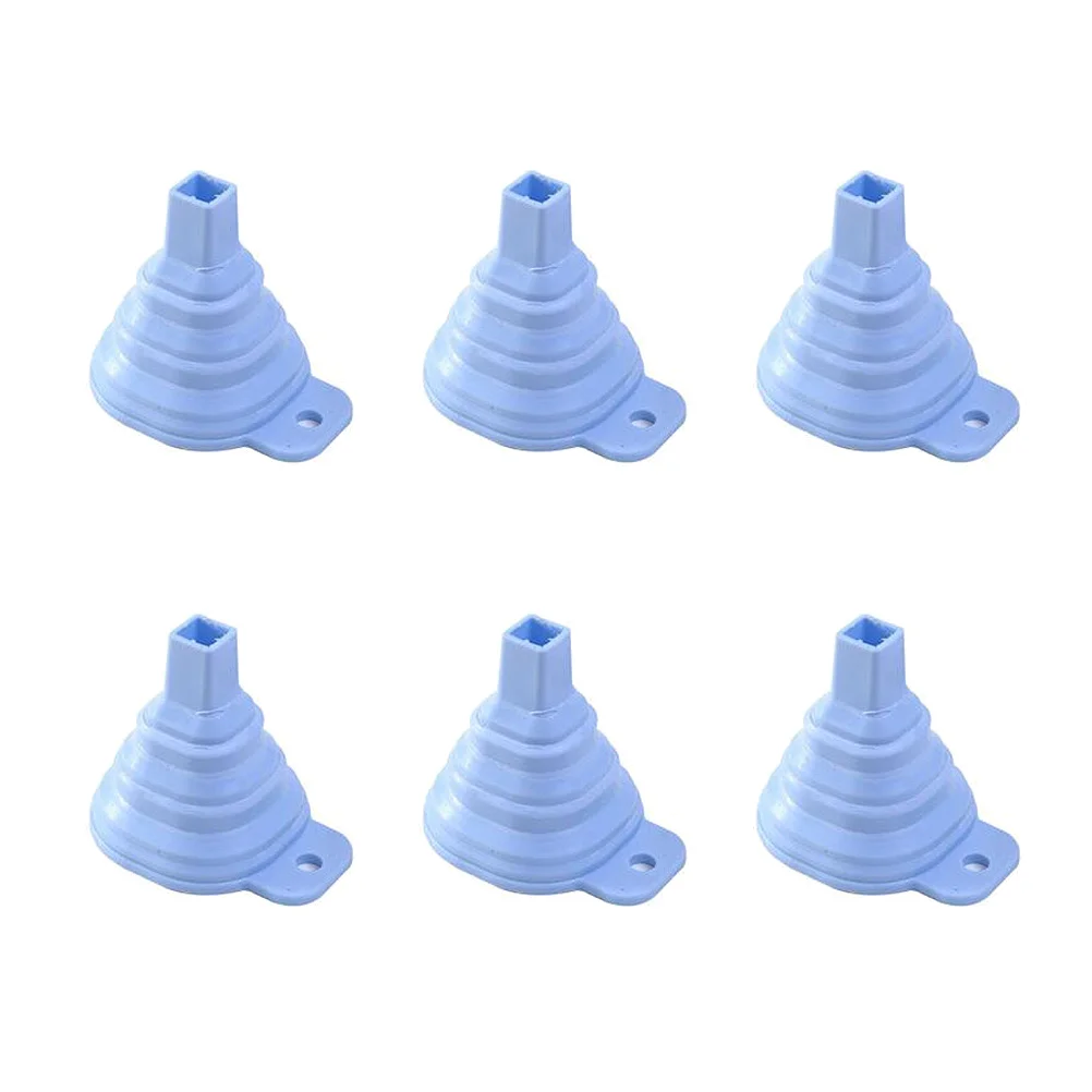

6 Collapsible Powder Funnel Foldable Kitchen Funnel Flexible Funnel Small Funnel Funnel