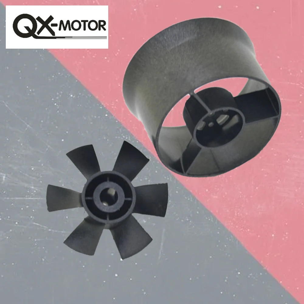 

QX-MOTOR 30 мм EDF 6 лопастей с канальным вентилятором для радиоуправляемого самолета, без двигателя